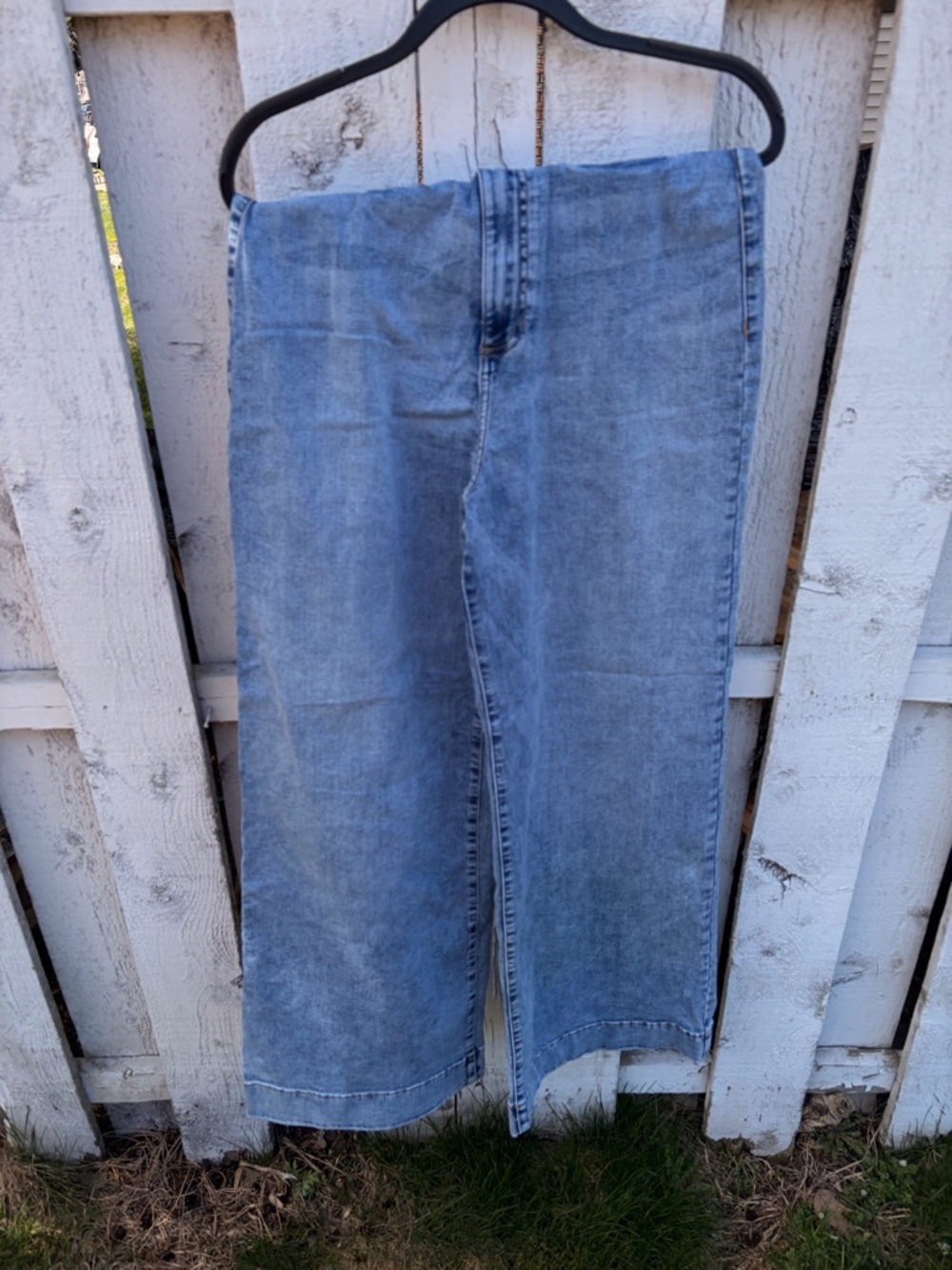 Lauren Conrad wid-leg jeans